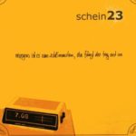 Cover: schein23 - Morgens ist es am schlimmsten, da fängt der tag erst an Cover: schein23 - Morgens ist es am schlimmsten, da fängt der tag erst an