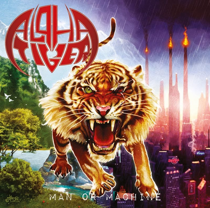 Cover: Alpha Tiger - Man Or Machine