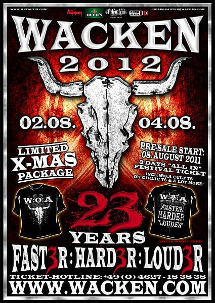 official Flyer: Wacken 2012
