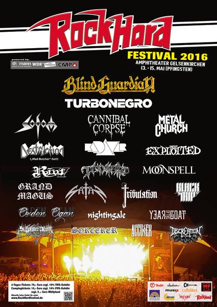 Official Flyer: Rock Hard Festival 2016