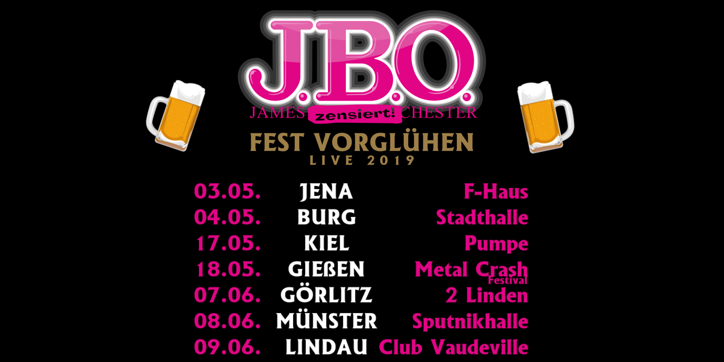 J.B.O. - Fest Vorglühen ? und neues Album ? 2019