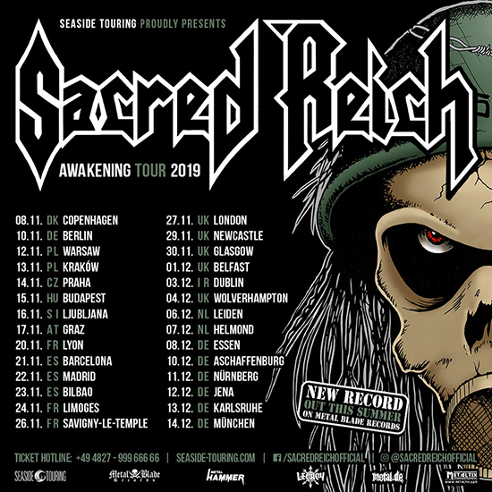 Official Flyer: Sacred Reich Tour 2019 - 1