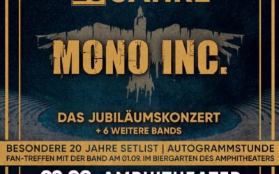 Mono Inc.: Jubiläumskonzert im September
